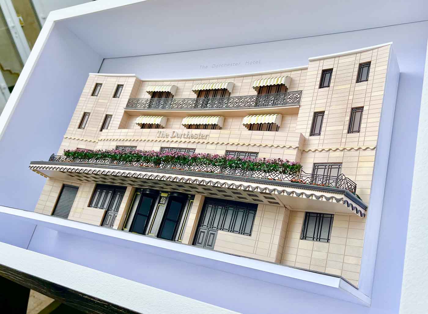 Hotel Dorchester miniature model houses from Little House London