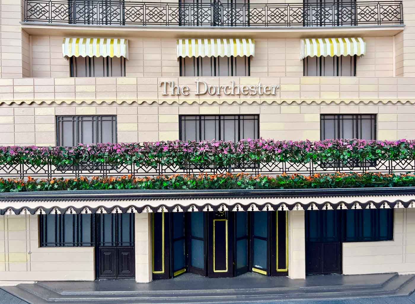 Hotel Dorchester miniature model houses from Little House London