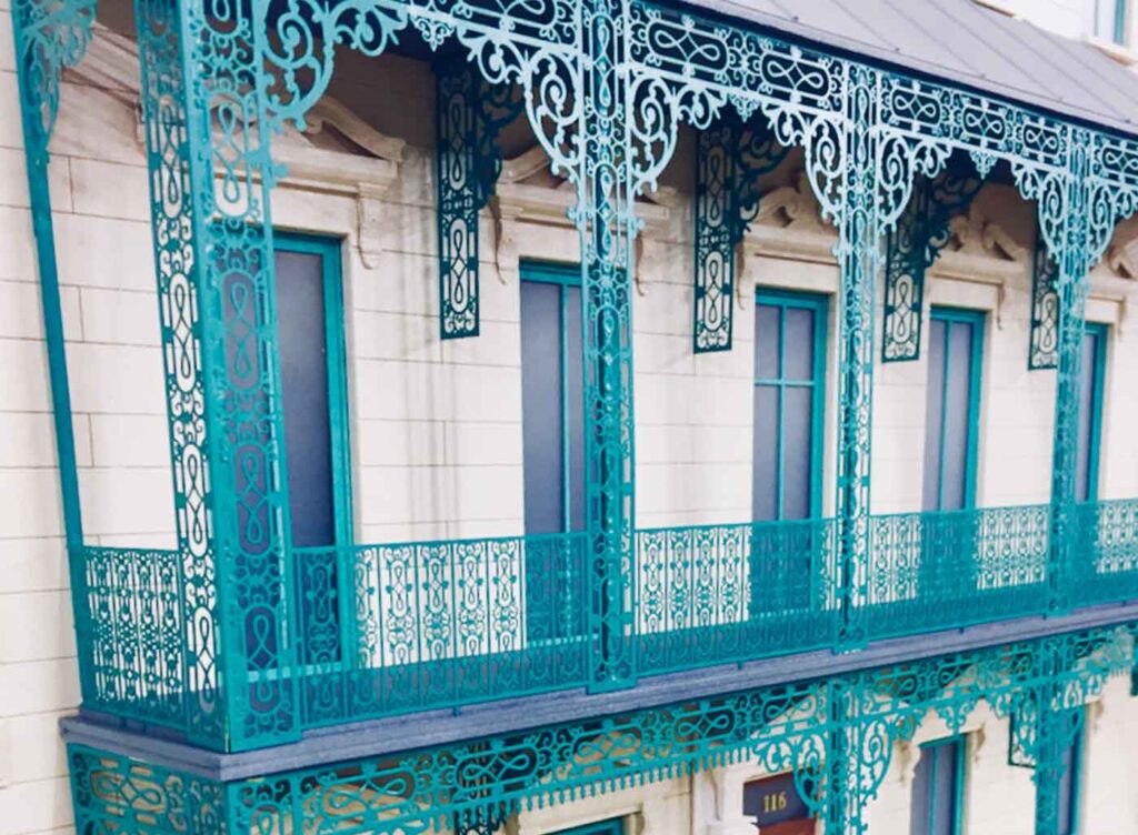 Hotel New Orleans miniature model houses from Little House London