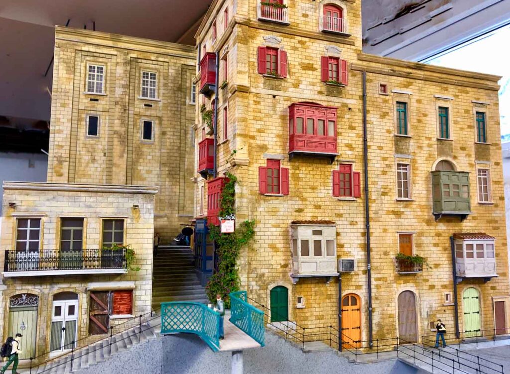 Malta Architectural miniature model houses in progress from Little House London