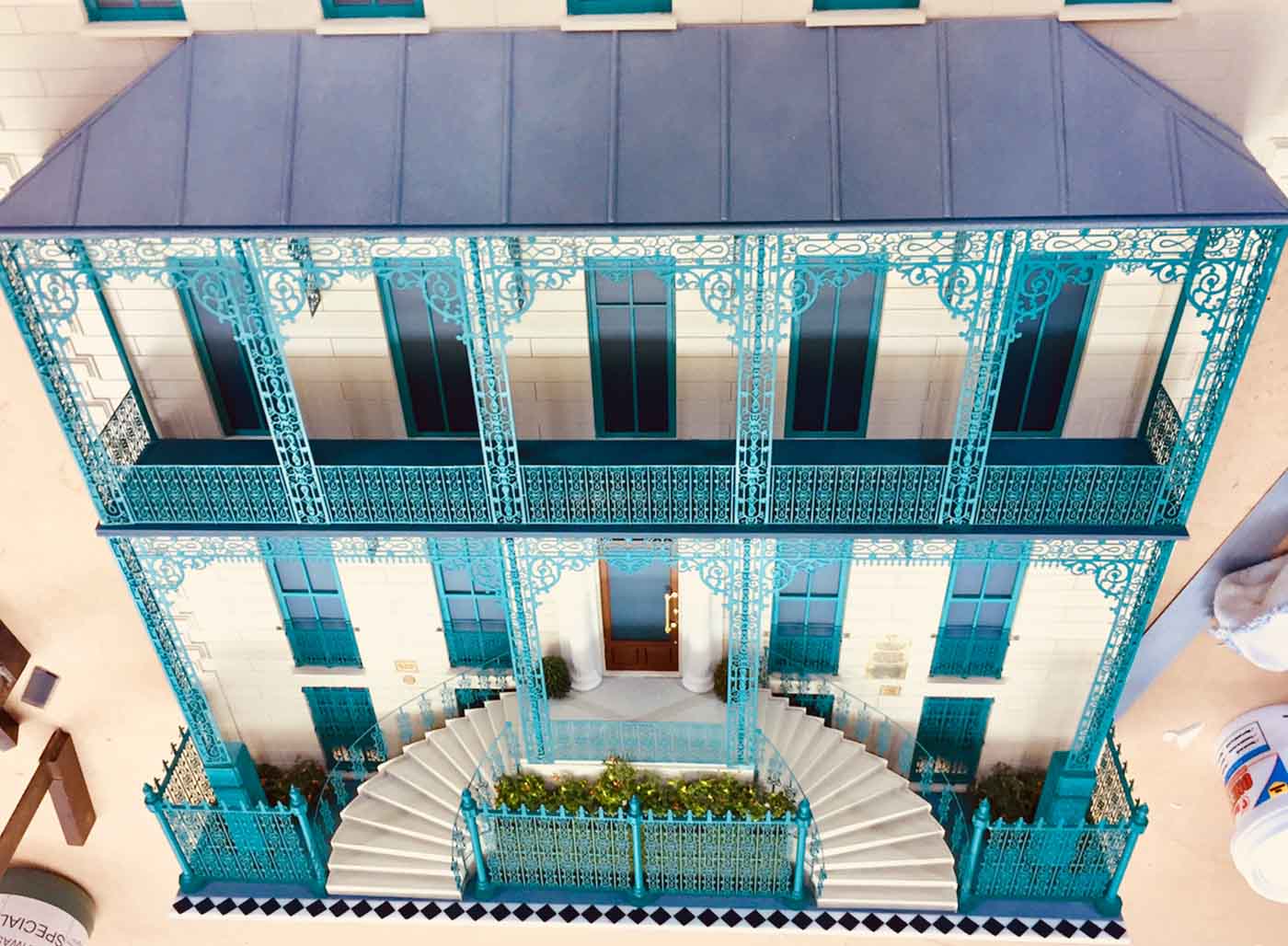 New Orleans Architectural miniature model houses from Little House London