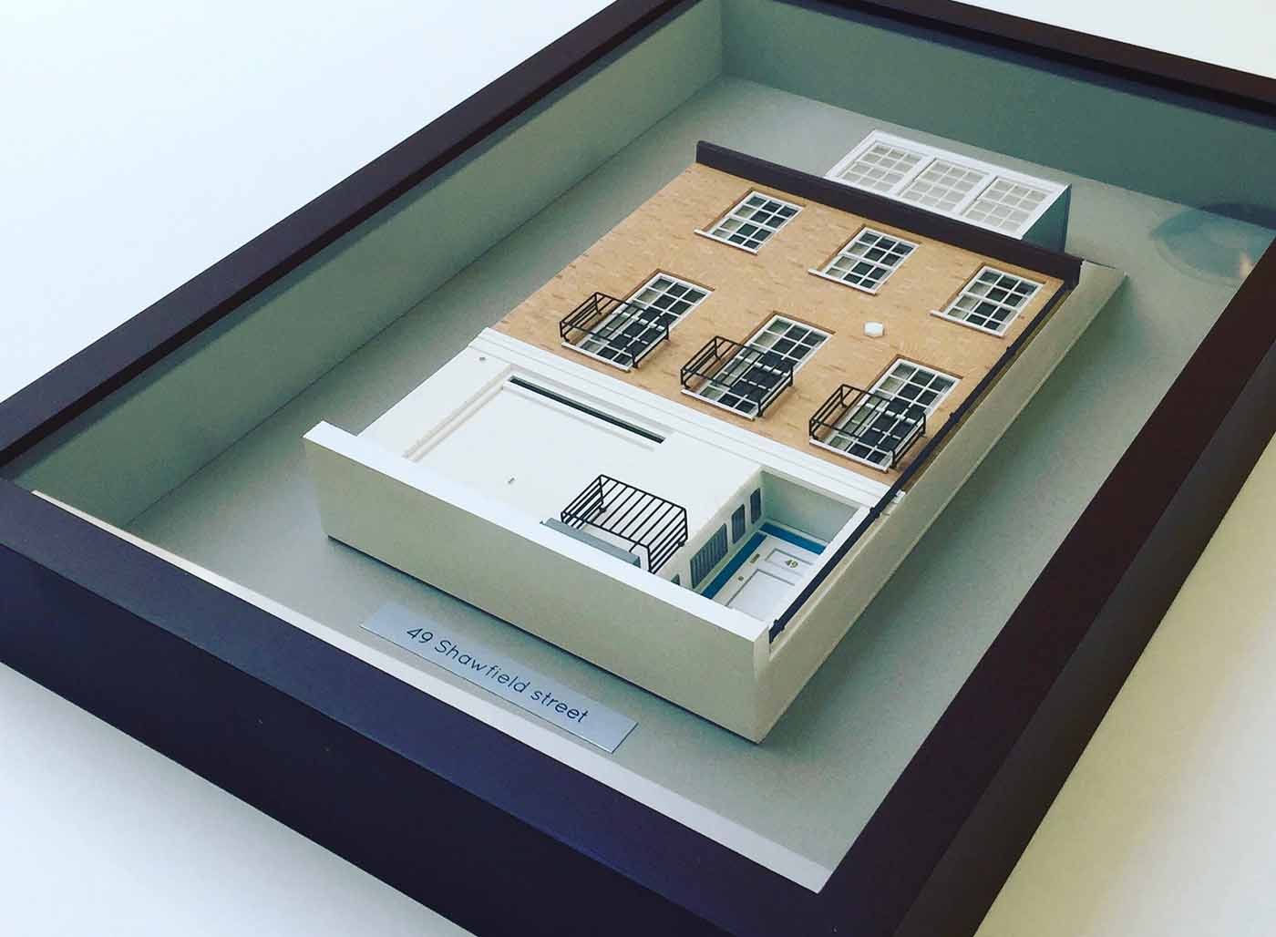 Shawfield Street miniature model houses from Little House London
