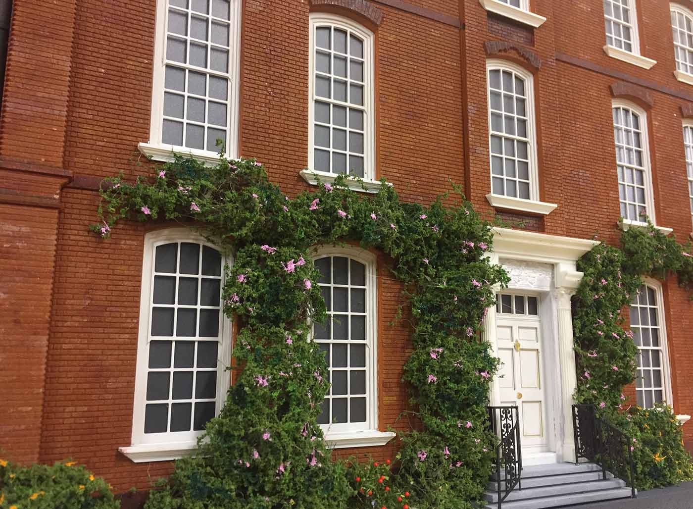 Hamstead House miniature model houses in progress from Little House London