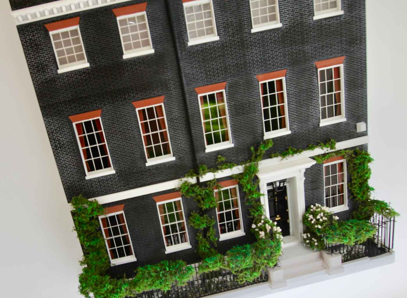 Mayfair miniature model houses in progress from Little House London