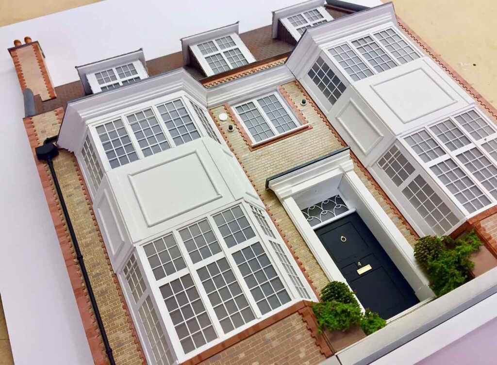 Miniature model houses from Little House London