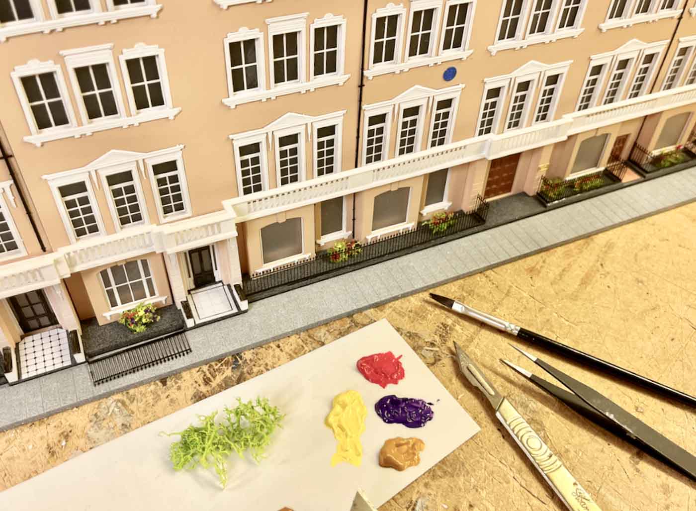 Miniature model houses from Little House London