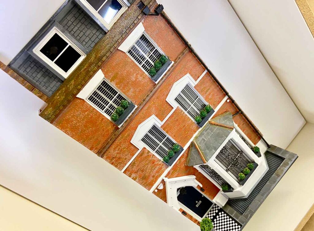 Miniature model houses from Little House London